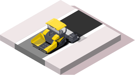 asphalt graphic icon for asphalting