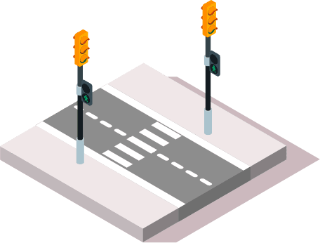 graphic icon for traffic signals