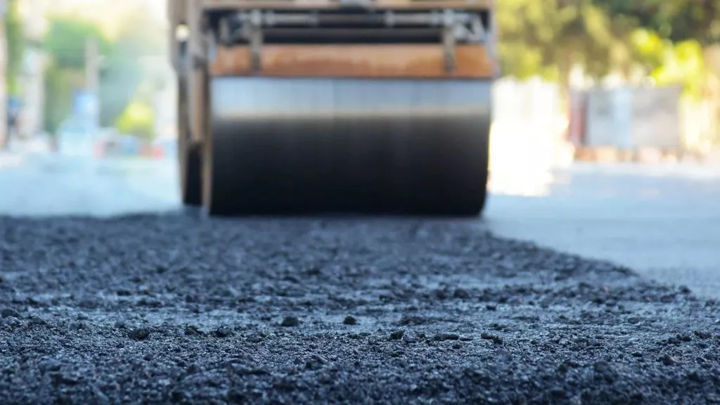 Types of asphalt - close up
